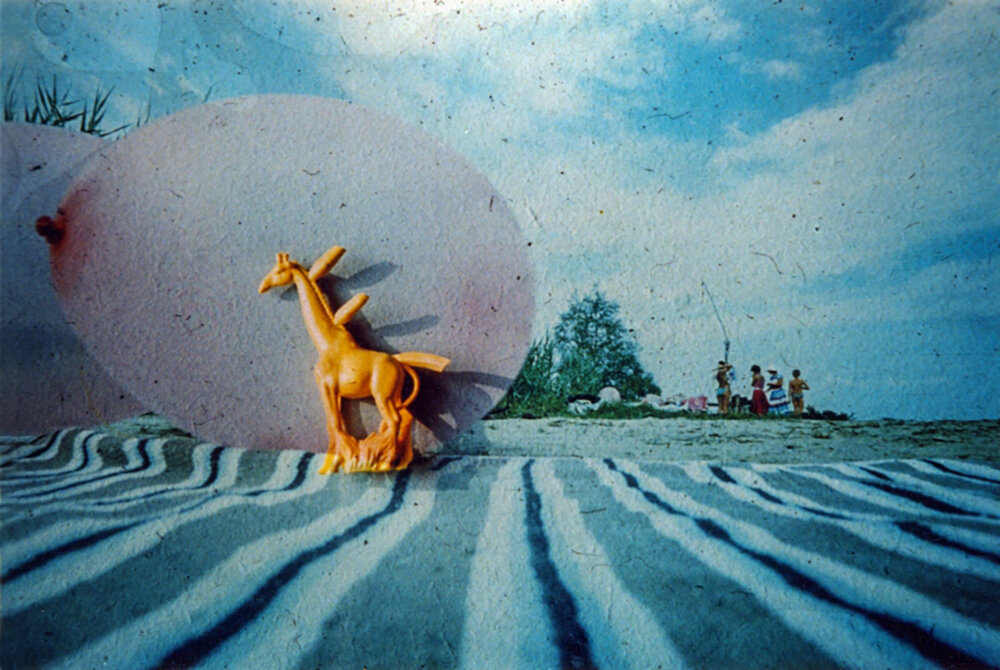 «Пейзаж с жирафом», 1989