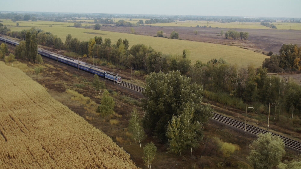 Кадр з фільму «Поїзд “Київ-Війна”»