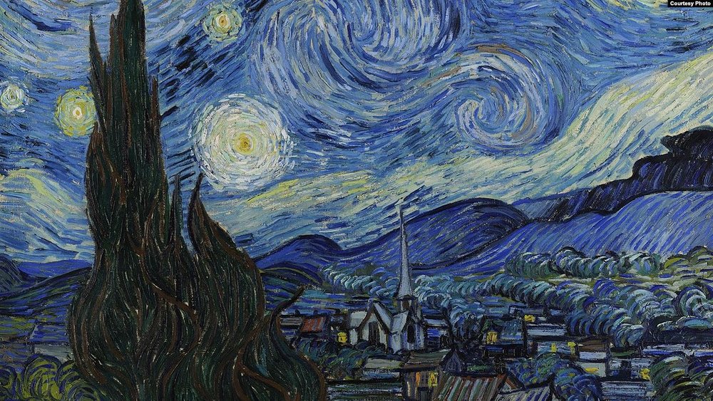 The Starry Night, Вінсент ван Гог, 1889