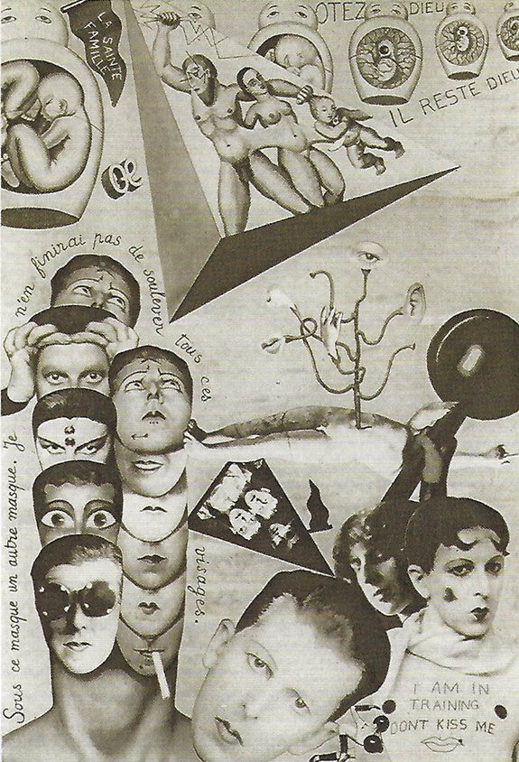 Claude Cahun (Lucy Schwob) and Marcel Moore (Suzanne Malherbe) Illustration from Aveux non Avenus. Paris Editions du Carrefour, 1930
